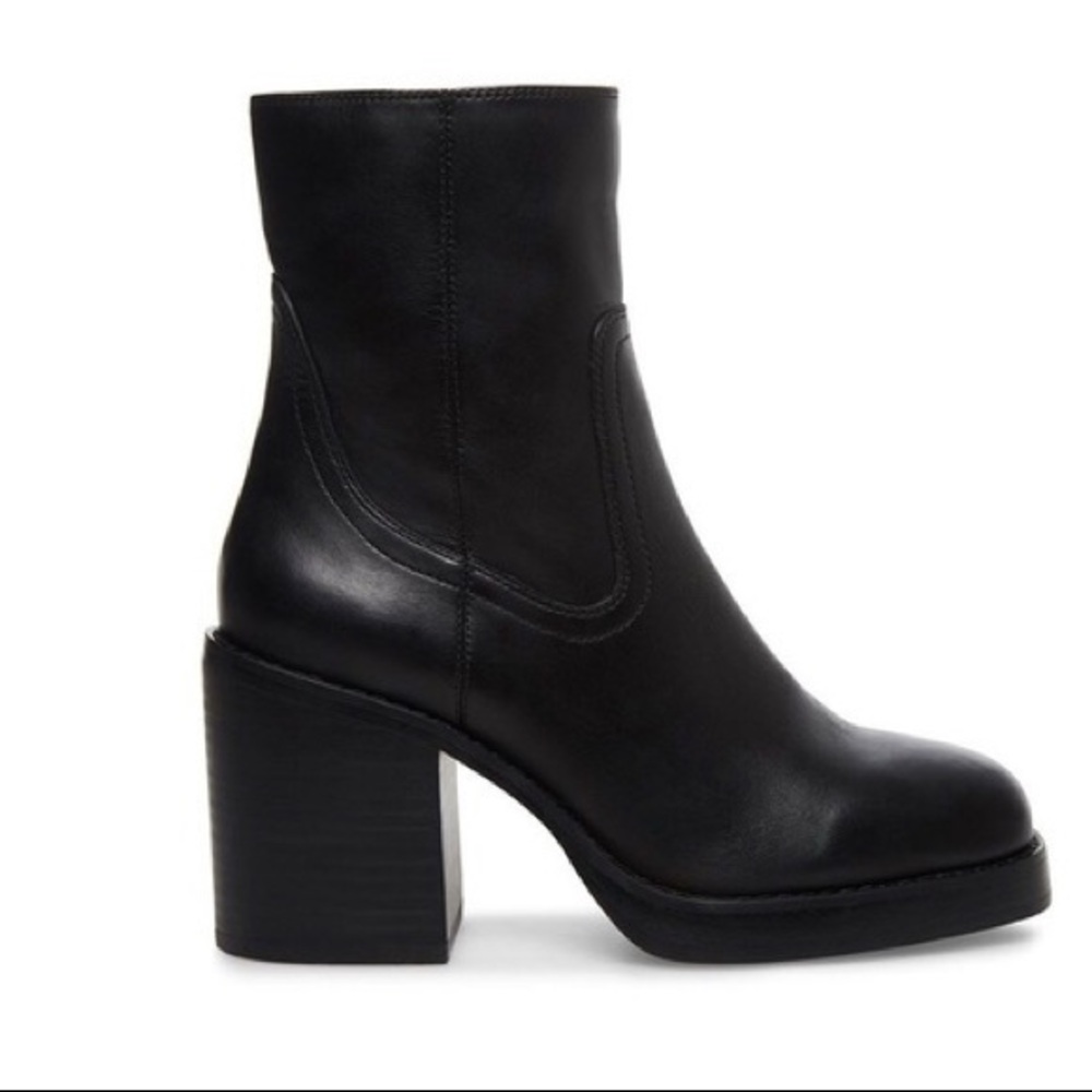 Steve Madden leather Della boots sz 10